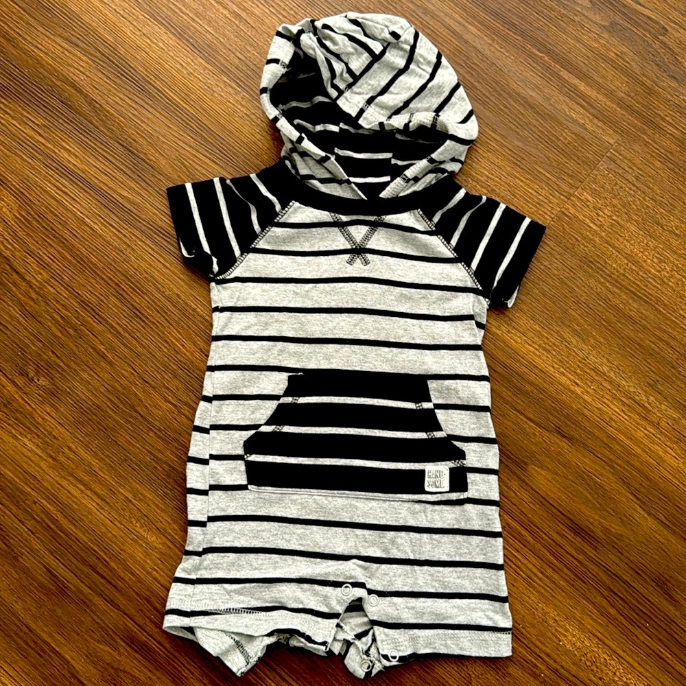 Carter’s Shorts sporty hooded onesie for boys